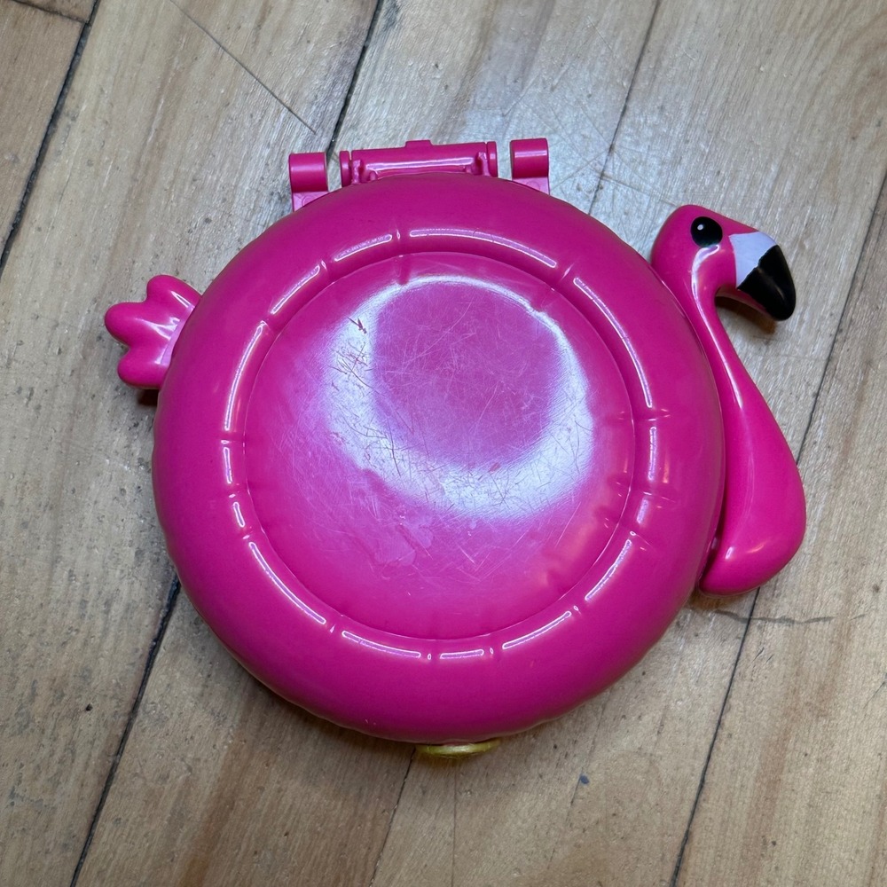 Flamingo Floatie‎ - Compact POLLY POCKET playset NO FIGURES 2017 Mattel